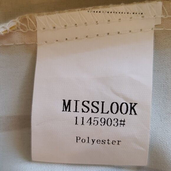 NWOT Misslook Men's Short Sleeve Button Down Medium - Picture 2 of 7